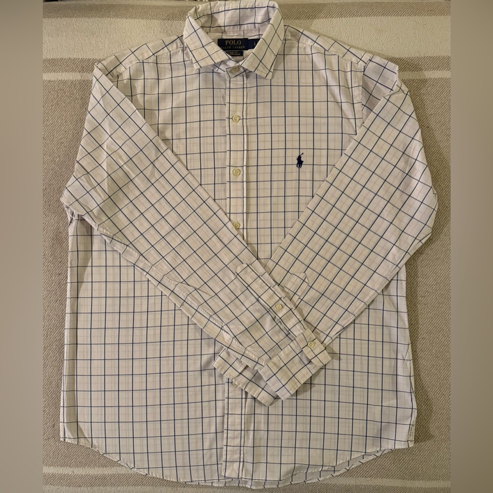 Polo Ralph Lauren Men's Classic-Fit Plaid
Oxford Shirt